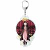 1pc Hot Anime Demon Slayer Keychain Acrylic Kimetsu No Yaiba Blade of Ghost Keychains Key Cover 1 - Demon Slayer Store