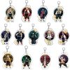 1pc Hot Anime Demon Slayer Keychain Acrylic Kimetsu No Yaiba Blade of Ghost Keychains Key Cover - Demon Slayer Store