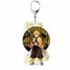 1pc Hot Anime Demon Slayer Keychain Acrylic Kimetsu No Yaiba Blade of Ghost Keychains Key Cover 2 - Demon Slayer Store