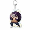 1pc Hot Anime Demon Slayer Keychain Acrylic Kimetsu No Yaiba Blade of Ghost Keychains Key Cover 3 - Demon Slayer Store