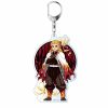 1pc Hot Anime Demon Slayer Keychain Acrylic Kimetsu No Yaiba Blade of Ghost Keychains Key Cover 5 - Demon Slayer Store