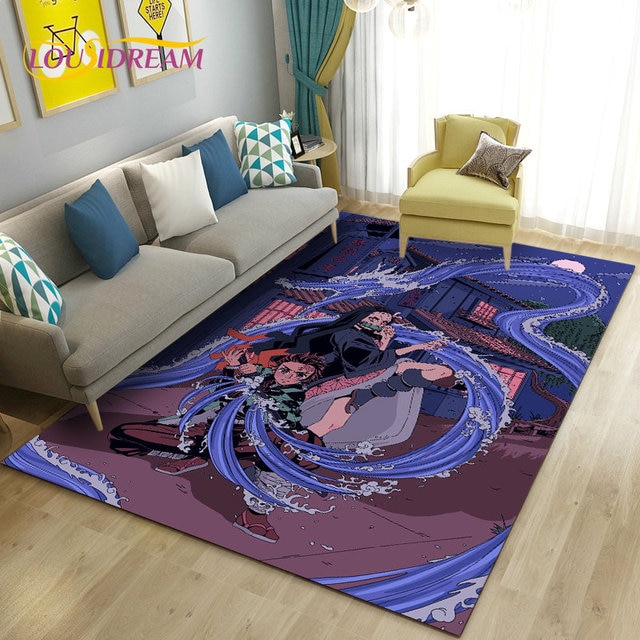 3D Demon Slayer Cartoon Area Rug Large Carpet Rug for Living Room Bedroom Sofa Doormat Decoration.jpg 640x640 3 - Demon Slayer Store