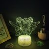 3D Lamp Manga Demon Slayer Anime Figures Kamado Tanjiro Nezuko RGB Neon Battery Night Lights Kimetsu 5 - Demon Slayer Store