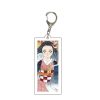 Anime Demon Slayer CardKeychain Acrylic Kimetsu No Yaiba Blade of Ghost Keychains Key Cover Chain Keyring 5 - Demon Slayer Store