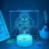 Anime Demon Slayer Figure Kyojuro Rengoku 3D LED Lava Lamp Nightlight Gift for Friend Bedroom Decor 4 - Demon Slayer Store