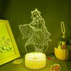 Anime Demon Slayer Figure Shinobu Kocho 3D LED Night Light Gift for Friends Bedroom Table Decor 4 - Demon Slayer Store