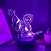 Anime Demon Slayer Figure Tanjiro Kamado 3D LED Neon Night Lights Gift for Friend Bedroom Manga - Demon Slayer Store