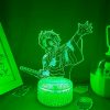 Anime Demon Slayer Figure Tanjiro Kamado 3D LED Neon Night Lights Gift for Friend Bedroom Manga 3 - Demon Slayer Store