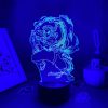 Anime Demon Slayer Kyojuro Rengoku 3D LED Night Light Cool Gifts for Friends Kid Bedroom Decor 1 - Demon Slayer Store