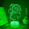 Anime Demon Slayer Kyojuro Rengoku 3D LED Night Light Cool Gifts for Friends Kid Bedroom Decor 3 - Demon Slayer Store