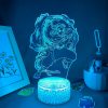 Anime Demon Slayer Kyojuro Rengoku 3D LED Night Light Cool Gifts for Friends Kid Bedroom Decor 5 - Demon Slayer Store