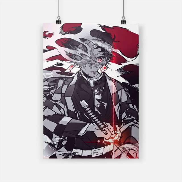 Anime Demon Slayer Poster Canvas Wall Art 12 - Demon Slayer Store