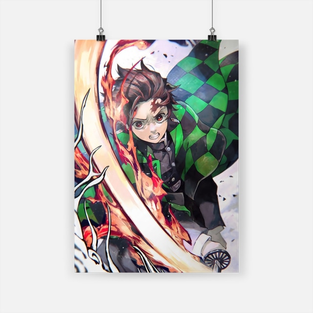 Anime Demon Slayer Poster Canvas Wall Art 17 - Demon Slayer Store