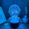 Anime Demon Slayer Zenitsu Agatsuma 3D LED Night Lights Kawaii Gifts for Friends Bedroom Decor Manga 2 - Demon Slayer Store