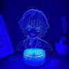 Anime Demon Slayer Zenitsu Agatsuma 3D LED Night Lights Kawaii Gifts for Friends Bedroom Decor Manga 4 - Demon Slayer Store