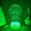 Anime Demon Slayer Zenitsu Agatsuma 3D LED Night Lights Kawaii Gifts for Friends Bedroom Decor Manga 5 - Demon Slayer Store