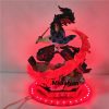 Anime Figure Demon Slayer Kokushibou Tsugikuni Michikatsu LED GK Statue Collectible Action Figma DIY Model Kimetsu 1 - Demon Slayer Store