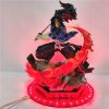 Anime Figure Demon Slayer Kokushibou Tsugikuni Michikatsu LED GK Statue Collectible Action Figma DIY Model Kimetsu - Demon Slayer Store