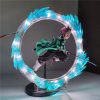 Anime Figure Demon Slayer Tanjirou Fire Water Circle DIY PVC Toys LED Model Kimetsu no Yaiba 4 - Demon Slayer Store