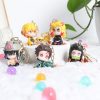 Anime Keychain Demon Slayer Kimetsu no Yaiba Kamado Tanjirou Nezuko Cosplay Props Cartoon Pendant Accessories Keyrings 5 - Demon Slayer Store