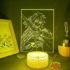 Demon Slayer Anime Figure Giyu Tomioka 3D LED Neon Night Lights Gifts for Friend Bedroom Decor 4 - Demon Slayer Store