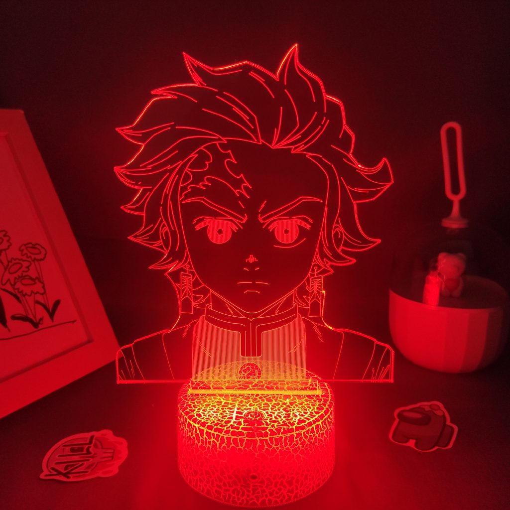 Demon Slayer Anime Figure Kamado Tanjirou 3D Led USB Neon Garage Kits Night Lights Birthday Gift 3 - Demon Slayer Store