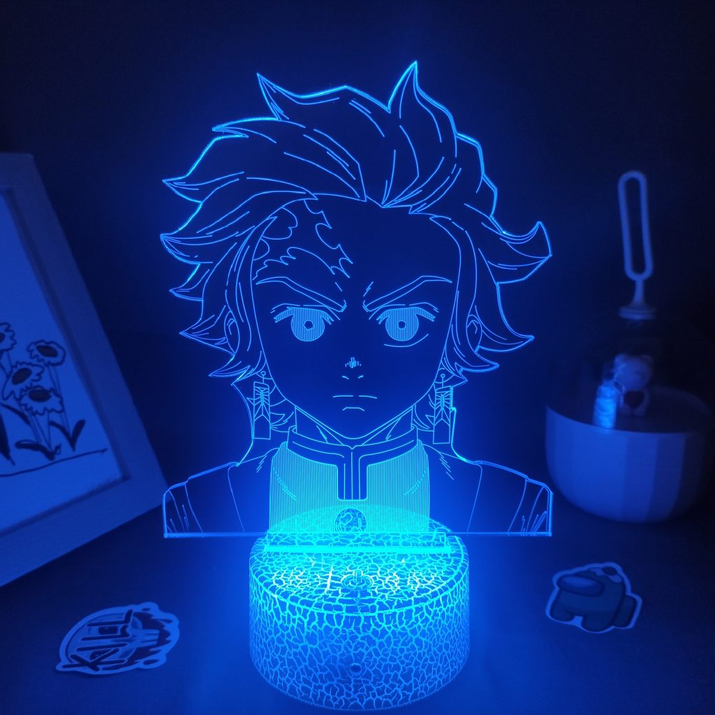 Demon Slayer Anime Figure Kamado Tanjirou 3D Led USB Neon Garage Kits Night Lights Birthday Gift 5 - Demon Slayer Store