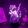 Demon Slayer Anime Figure Kokushibou 3D LED Neon Night Lights Bedroom Decoration Manga Kimetsu No Yaiba - Demon Slayer Store