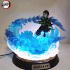 Demon Slayer Anime Figures Kamado Tanjirou LED Colorful Model PVC Toys Dragon Effect Action Figural Kimetsu 2 - Demon Slayer Store