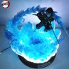 Demon Slayer Anime Figures Kamado Tanjirou LED Colorful Model PVC Toys Dragon Effect Action Figural Kimetsu 4 - Demon Slayer Store