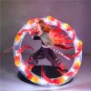 Demon Slayer Anime Figures Rengoku Kyoujurou Fire Circle Effect 20cm Model PVC Kimetsu no Yaiba Action 2 - Demon Slayer Store