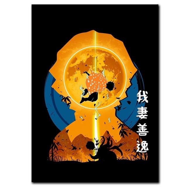 Demon Slayer Poster Prints Classic Japanese Anime Wall Art Canvas Painting Home Decoration Hanging Pictures for 1.jpg 640x640 1 - Demon Slayer Store
