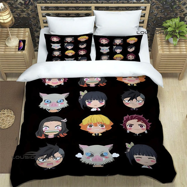 Anime Inuyasha Duvet Cover Sets Pillowcase Bedding Set Kids Children Gift  Single Queen King Size Bed Linen No Sheet - Bedding Set - AliExpress