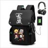 Demon Slayer Schoolbag Anime Backpack Kimetsu No Yaiba Cosplay Schoolgirl Nezuko Tanjirou Oxford Waterproof Laptop Backpack 3 - Demon Slayer Store