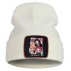 Demon Slayers Cartoon Printing Male Knitted Cap Hair Care Vintage Bonnets Anime Casual Cute Hats Windproof - Demon Slayer Store
