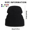 Demon Slayers Cartoon Printing Male Knitted Cap Hair Care Vintage Bonnets Anime Casual Cute Hats Windproof 4 - Demon Slayer Store