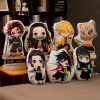 Devil s Blade Anime Cute Pillow Cushion Demon Slayer Manga Kimetsu No Yaiba Tanjirou Nezuko Cushion 1 - Demon Slayer Store