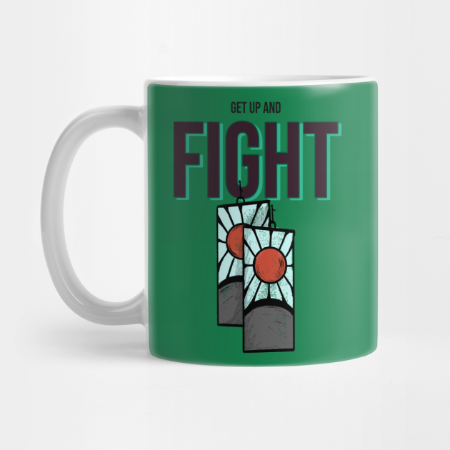 Get Up and Fight Anime Demon Slayer Inspired Gift for Demon Slayer fans and anime lovers Tanjiro Mug - Demon Slayer Store
