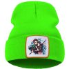 Hats Demon Slayer Printing Autumn Kinnted Hat Warm Casual Women Winter Hats Soft Fashion Beanie For 1 - Demon Slayer Store