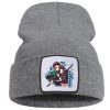 Hats Demon Slayer Printing Autumn Kinnted Hat Warm Casual Women Winter Hats Soft Fashion Beanie For - Demon Slayer Store