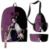 Japan Anime Demon Slayer Backpack Children Boys Girls Schoolbag Kimetsu No Yaiba Tomioka Giyuu Cartoon Backpack 2 - Demon Slayer Store