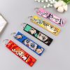 Japanese Anime Demon Slayer Key Tag New Embroidery Key Fobs Motorcycles Cars Bag Backpack Novelty Keychain - Demon Slayer Store