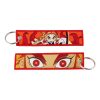 Japanese Anime Demon Slayer Key Tag New Embroidery Key Fobs Motorcycles Cars Bag Backpack Novelty Keychain 4 - Demon Slayer Store