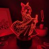 Lava Lamp Anime Demon Slayer Figure Kocho Kanae 3D LED RGB NightLight Gift for Friend Bedroom 3 - Demon Slayer Store