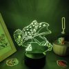 Manga Agatsuma Zenitsu Demon Slayer Anime Figure 3D LED RGB Neon Night Lights Bedroom Desktop Decoration - Demon Slayer Store