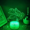 Manga Agatsuma Zenitsu Demon Slayer Anime Figure 3D LED RGB Neon Night Lights Bedroom Desktop Decoration 4 - Demon Slayer Store