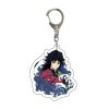 New Anime Demon Slayer Q Version Acrylic Keychain Cartoon Printed Figures Pendant Key Chain Cosplay Jewelry 5 - Demon Slayer Store