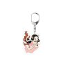 New Demon Slayer Kimetsu No Yaiba Blade of Ghost Keychain Cute Characters Acrylic Pendant Car Key 2 - Demon Slayer Store