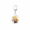 New Demon Slayer Kimetsu No Yaiba Blade of Ghost Keychain Cute Characters Acrylic Pendant Car Key 3 - Demon Slayer Store