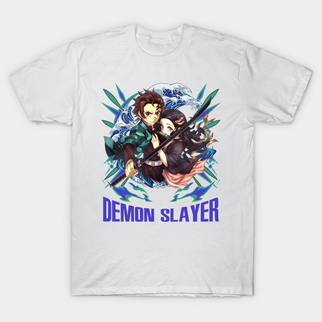 Tanjiro Kamado And Nezuko Kamado Demon Slayer Anime T Shirt - Demon Slayer Store